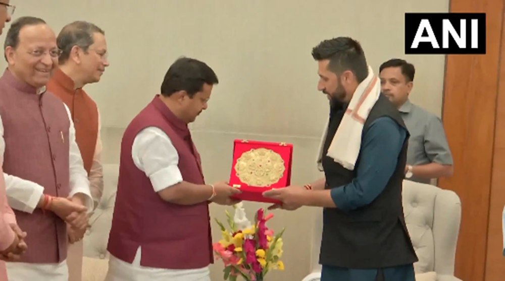सभापति लामिछाने र भारतीय गृहमन्त्री शाहबीच भेट हुँदै