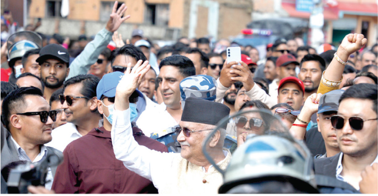 ओलीमा अझै उस्तै अहंकार: अन्तरिम सरकार र चुनाव अस्वीकार गर्दै मुठभेडलाई निम्ता