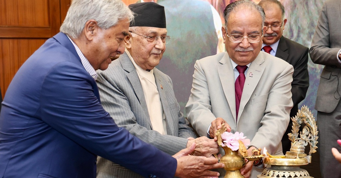 देउवा, ओली र प्रचण्डको सम्पत्ति छानबिनमा