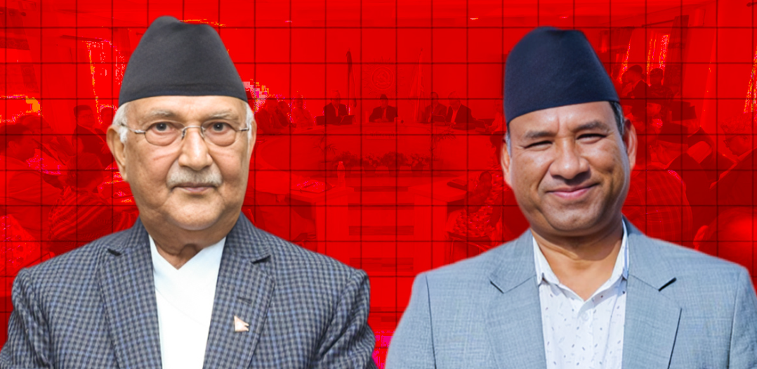 एमाले पोलिटव्युरो बैठकमा केपी ओली र कर्ण थापाबीच सवालजवाफ